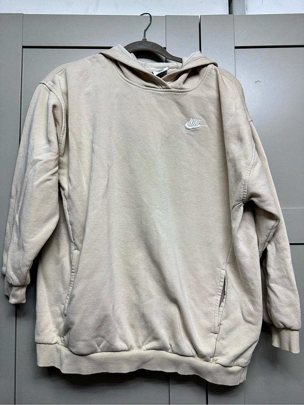 Nike Hoodie Cream Size Kids XL